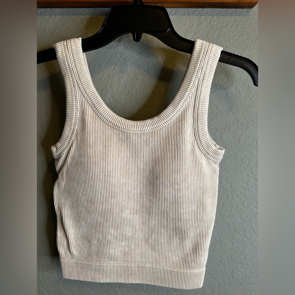 NWT. Zenana Outfitters Black Ribbed Tank Top. Various sizes.